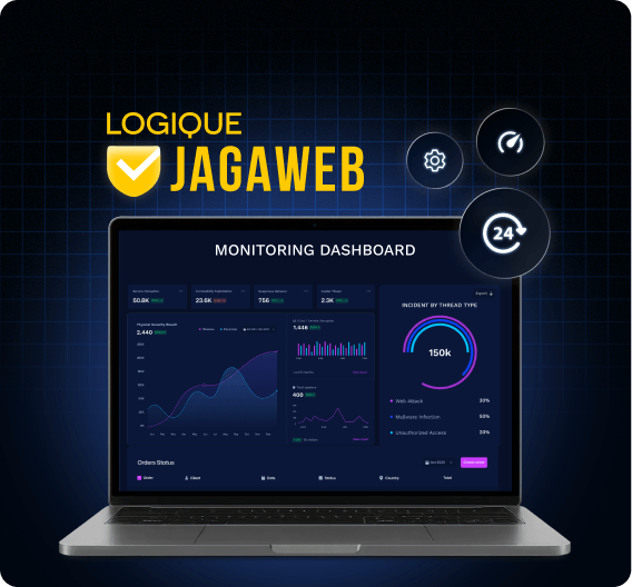 JagaWeb Dashboard